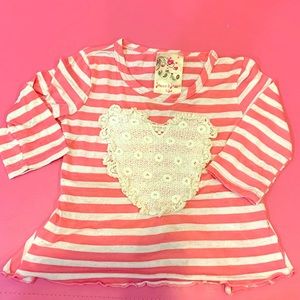 Girls Shirt, brand: Jenna &Jessie Brand, size 4